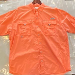 Columbia PFG Short Sleeve Shirt | Orange